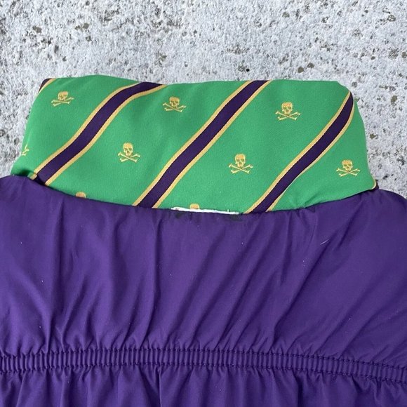 Ralph Lauren Girl Kid Vest Reversible Green/ Purple Sleeveless Jacket Sz L 12-14 - Picture 9 of 11